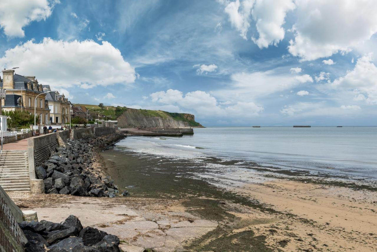 Les Heures Tranquilles - Vue Mer - 50M De La Plage Saint-Côme-de-Fresné Екстериор снимка